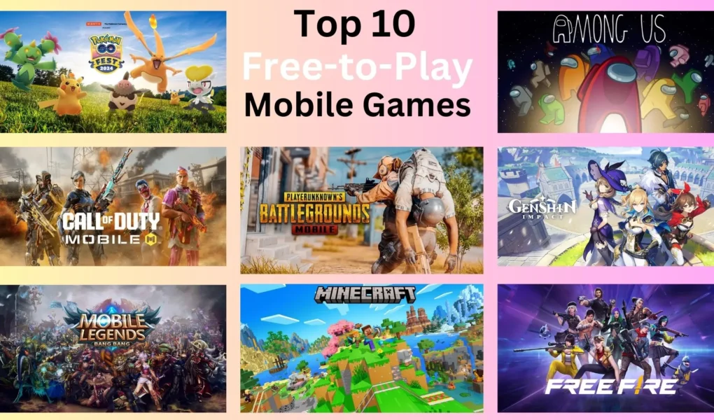 Top10 mobile games poster