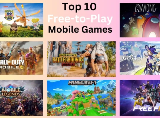 Top10 mobile games poster