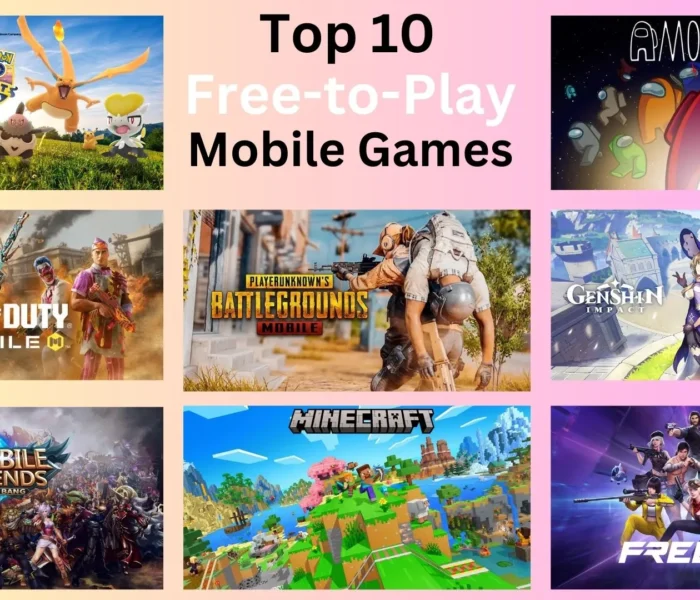 Top10 mobile games poster